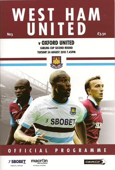 West Ham United FC v Oxford United FC